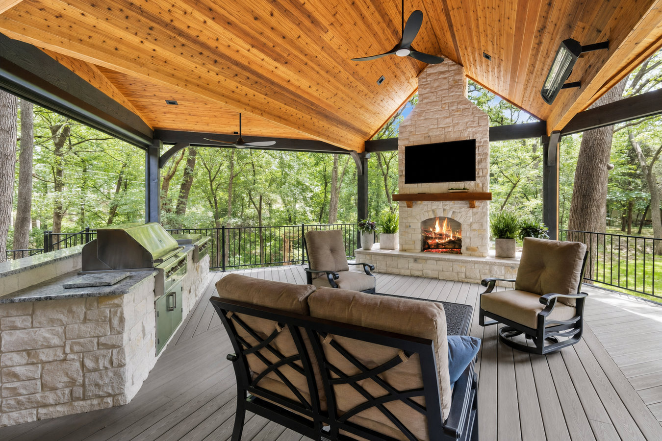 Covered decks and patio covers